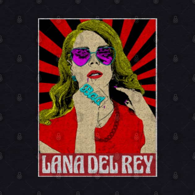 Lana Del Rey Pop Art by Motor Lipat